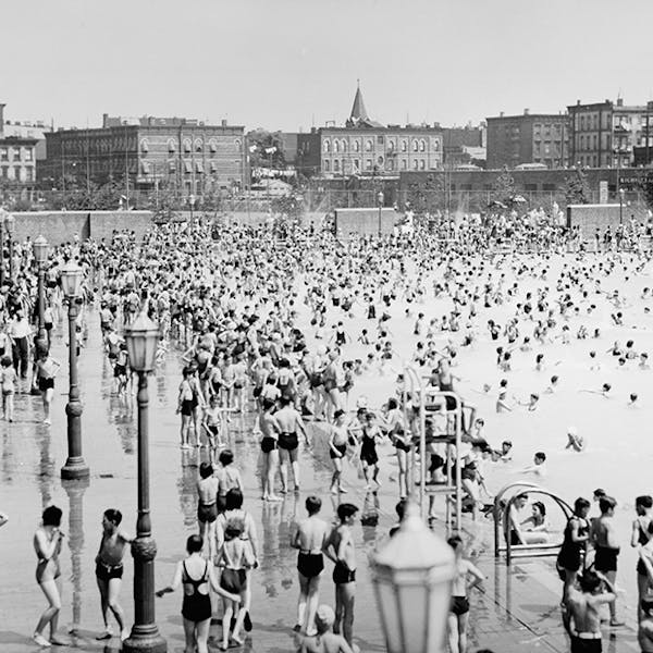 McCarren swimming pool. July 12, 1937.