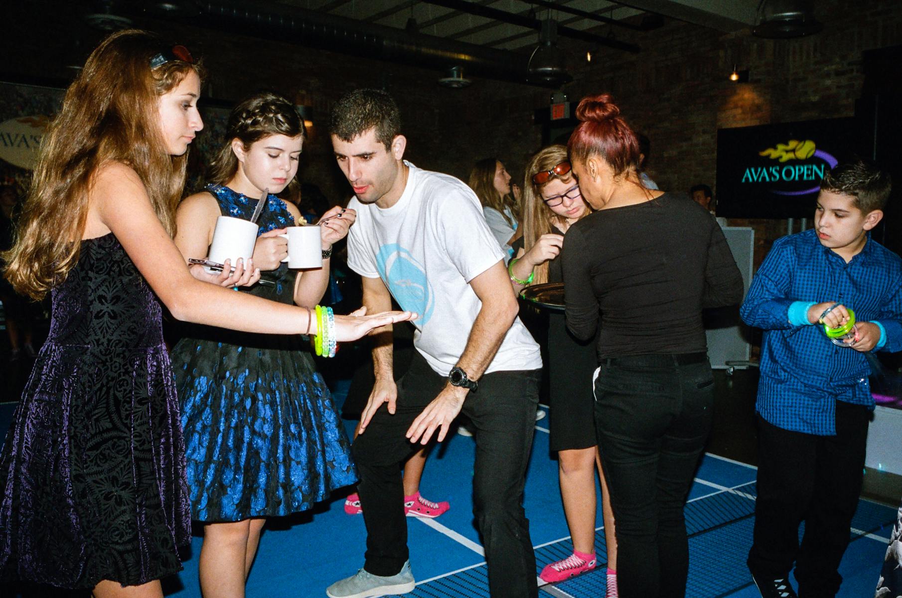 It’s incredibly charming to see how the entertainers check in with and take cues from the kids on the dance floor.