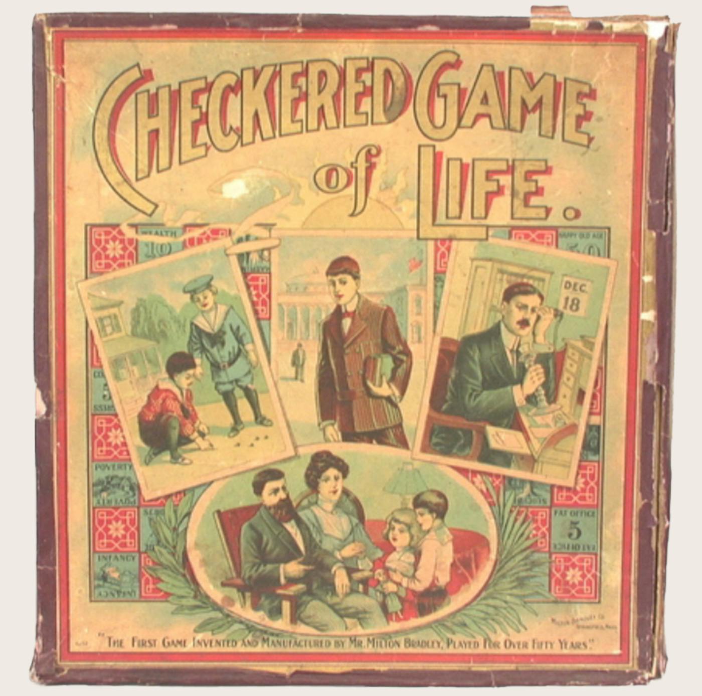 The Checkered Game Of Life Was Created In 1860 The Checkered Game Of Life Was Created In 1860